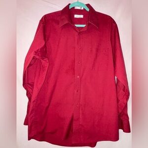 Pierre Cardin Bold Red Dress Shirt
